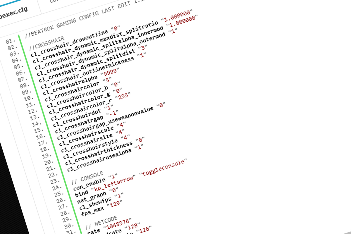 Configs & Scripts bei CS:GO